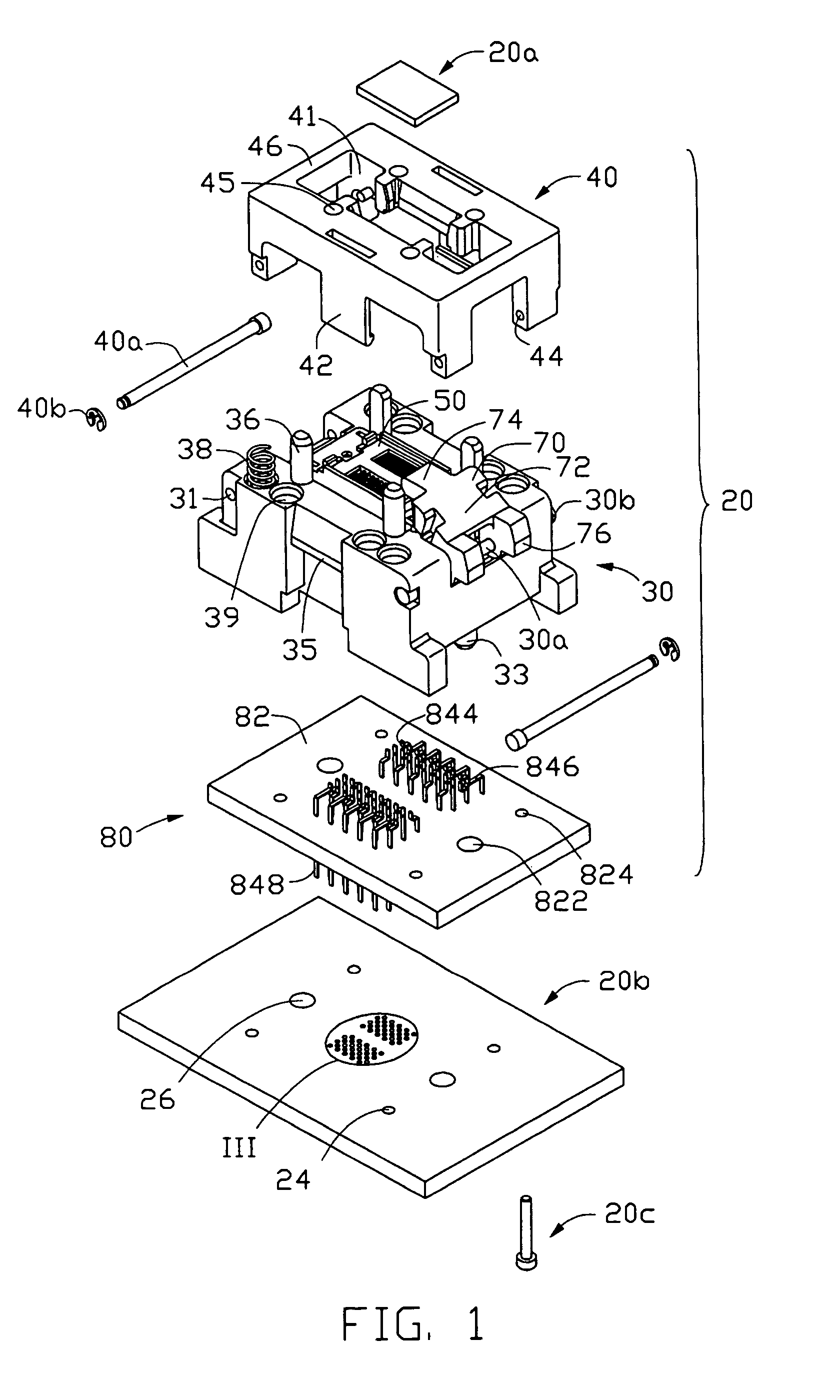 Electrical connector with different pitch terminals