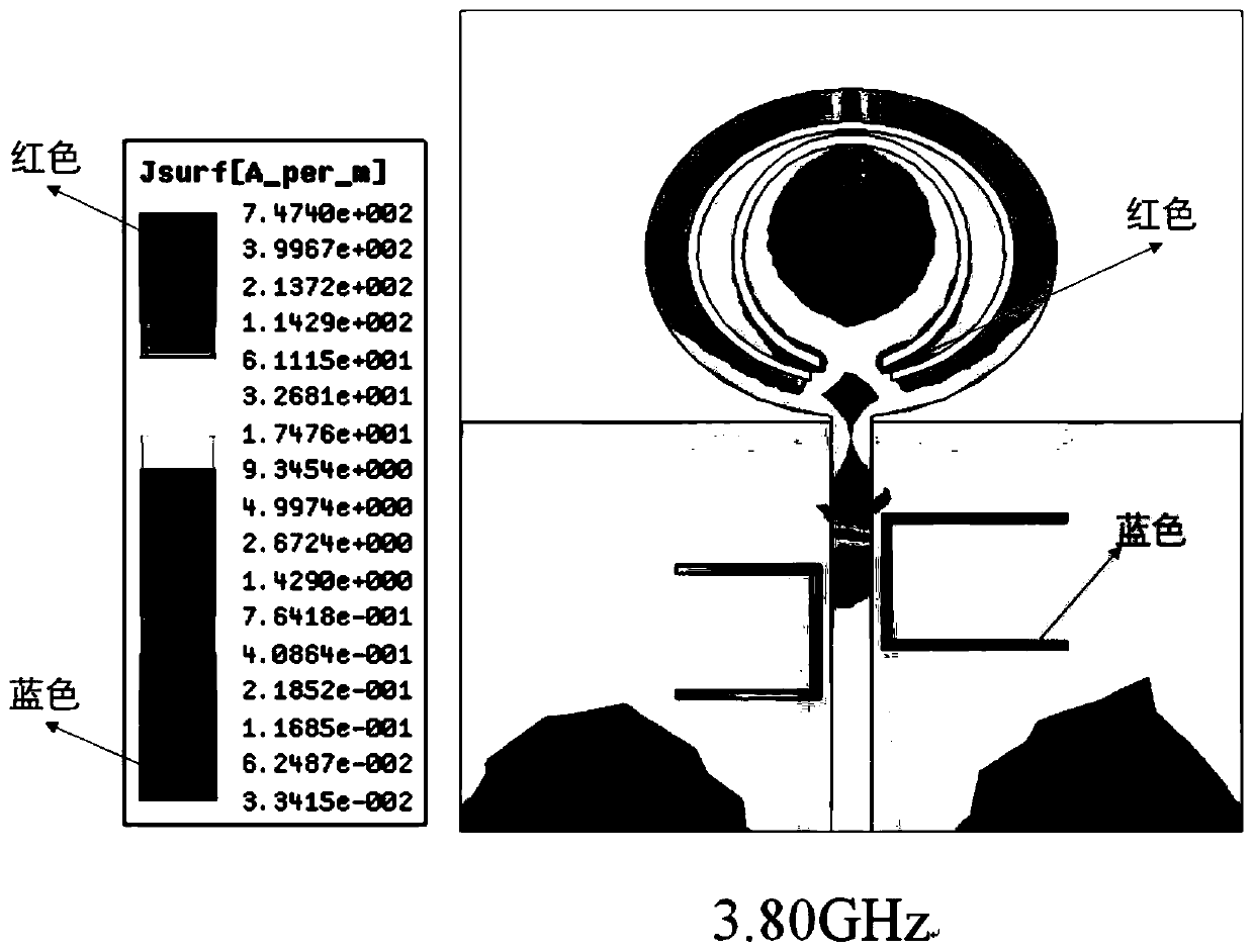 Microstrip feed four-notch ultra-wideband antenna structure