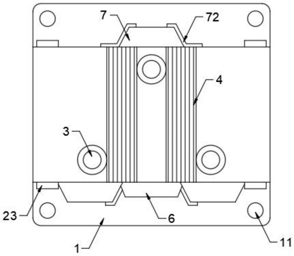 High-capacity three-phase voltage transformer