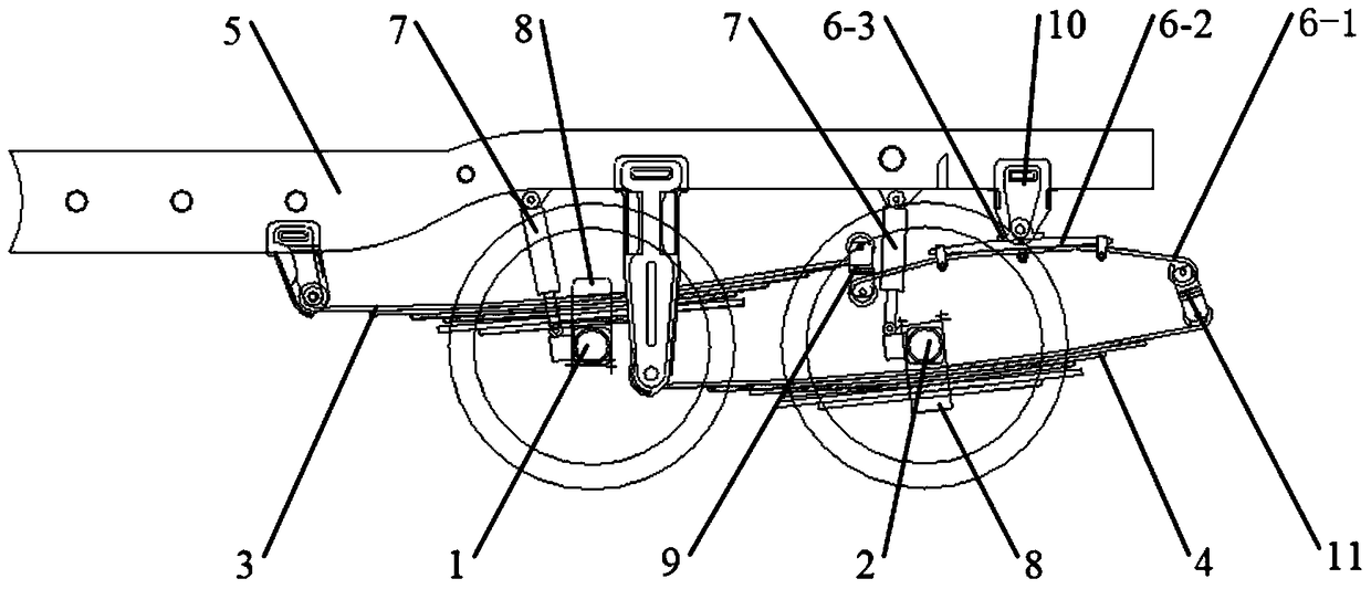 A Variable Stiffness Leaf Spring Cross-Balanced Suspension