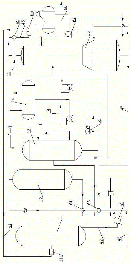 Gasoline hydrogenation device