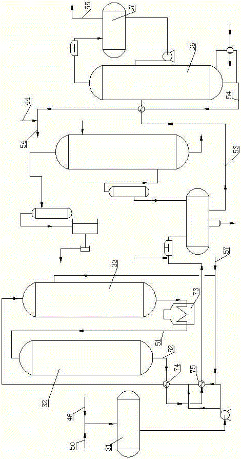 Gasoline hydrogenation device