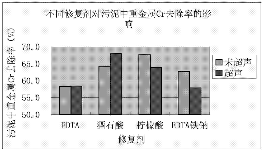 An electrochemical method for removing heavy metals from excess sludge