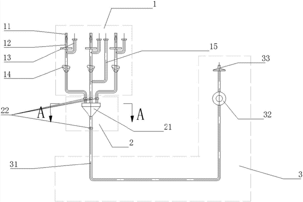 Continuous infusion apparatus with automatic air exhaust function