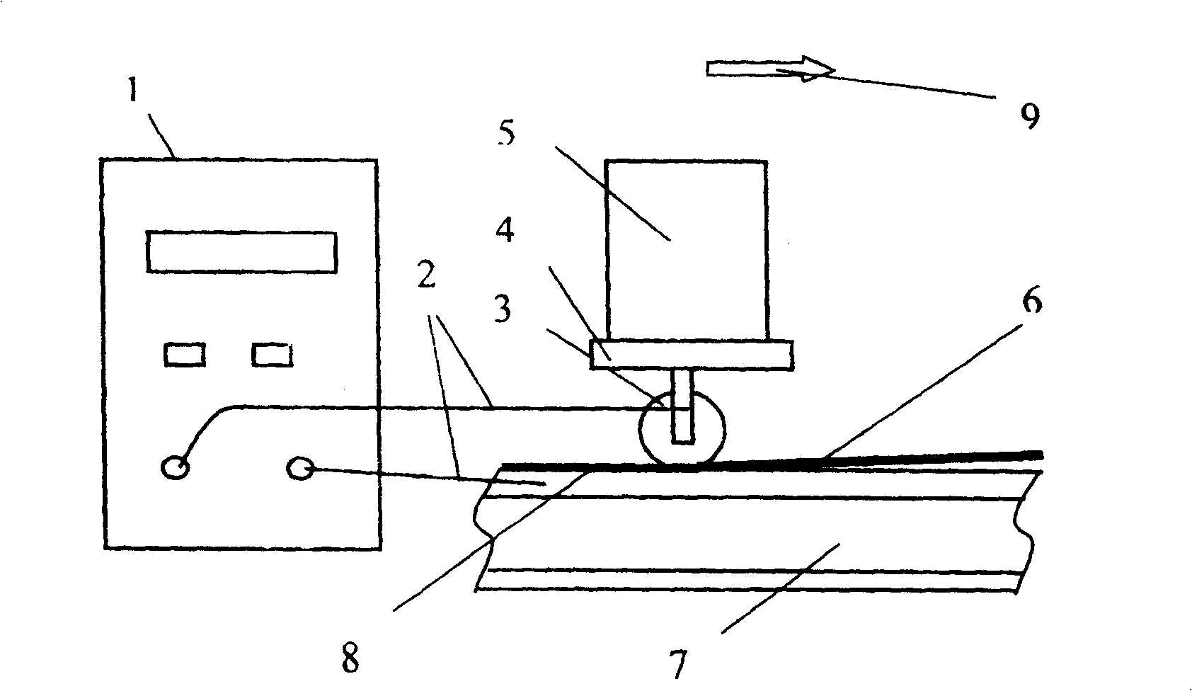 Steel rail surface alloy layer welding method and its material