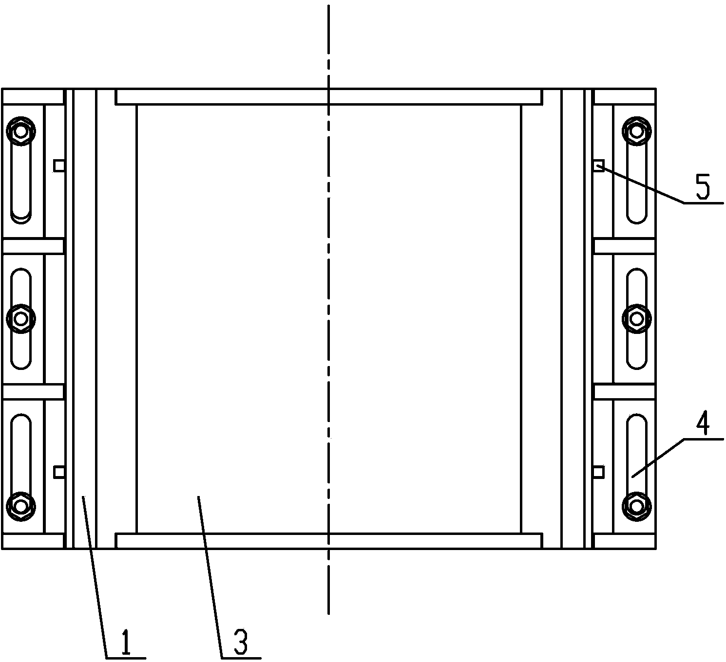 Transverse groove walling crib provided with fixed structure and construction method thereof