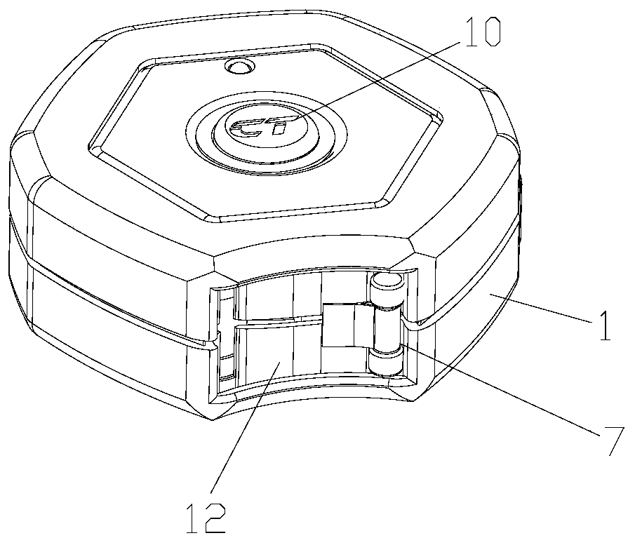 Light-sensitive type intelligent body shape circumference tape