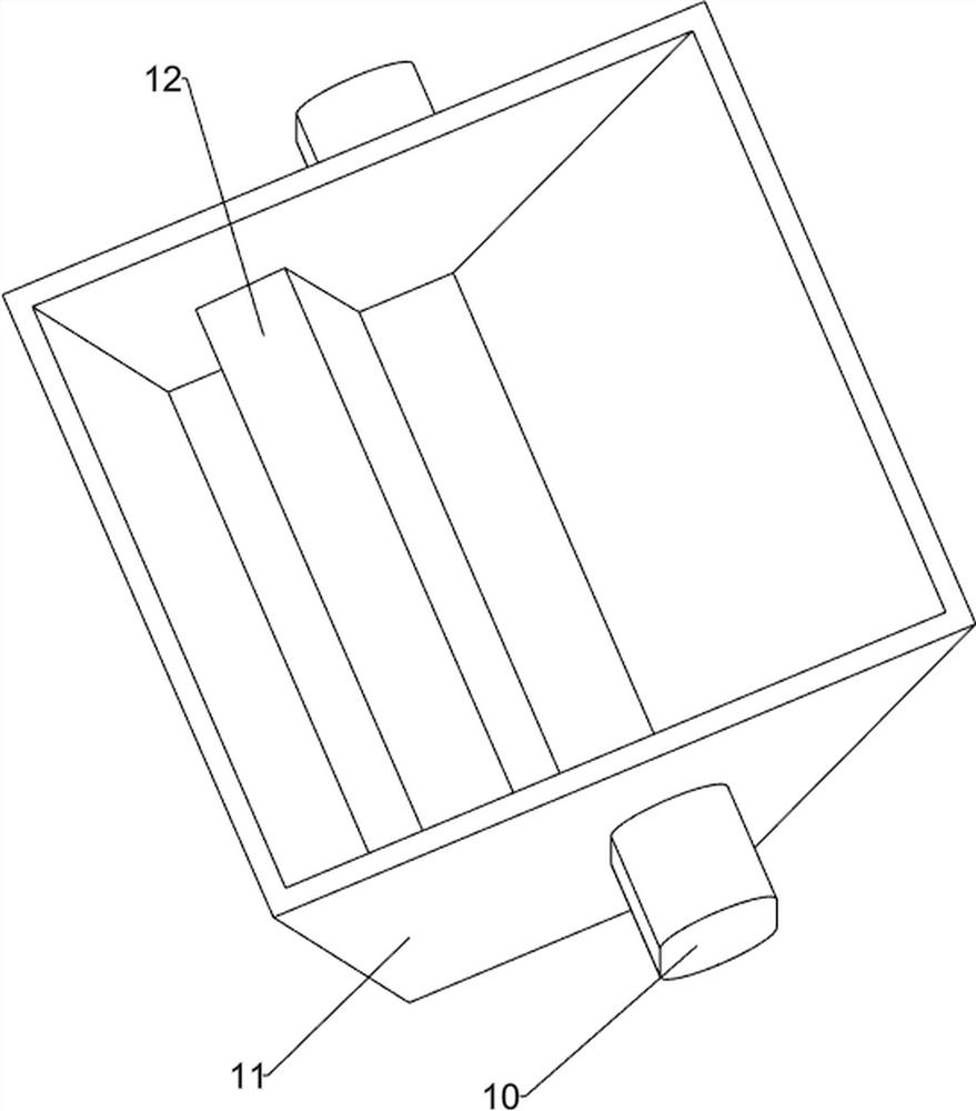 Oncomelania tail removing device for food processing