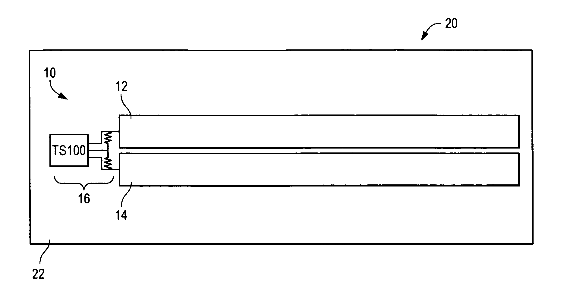 Proximity sensor for level sensing