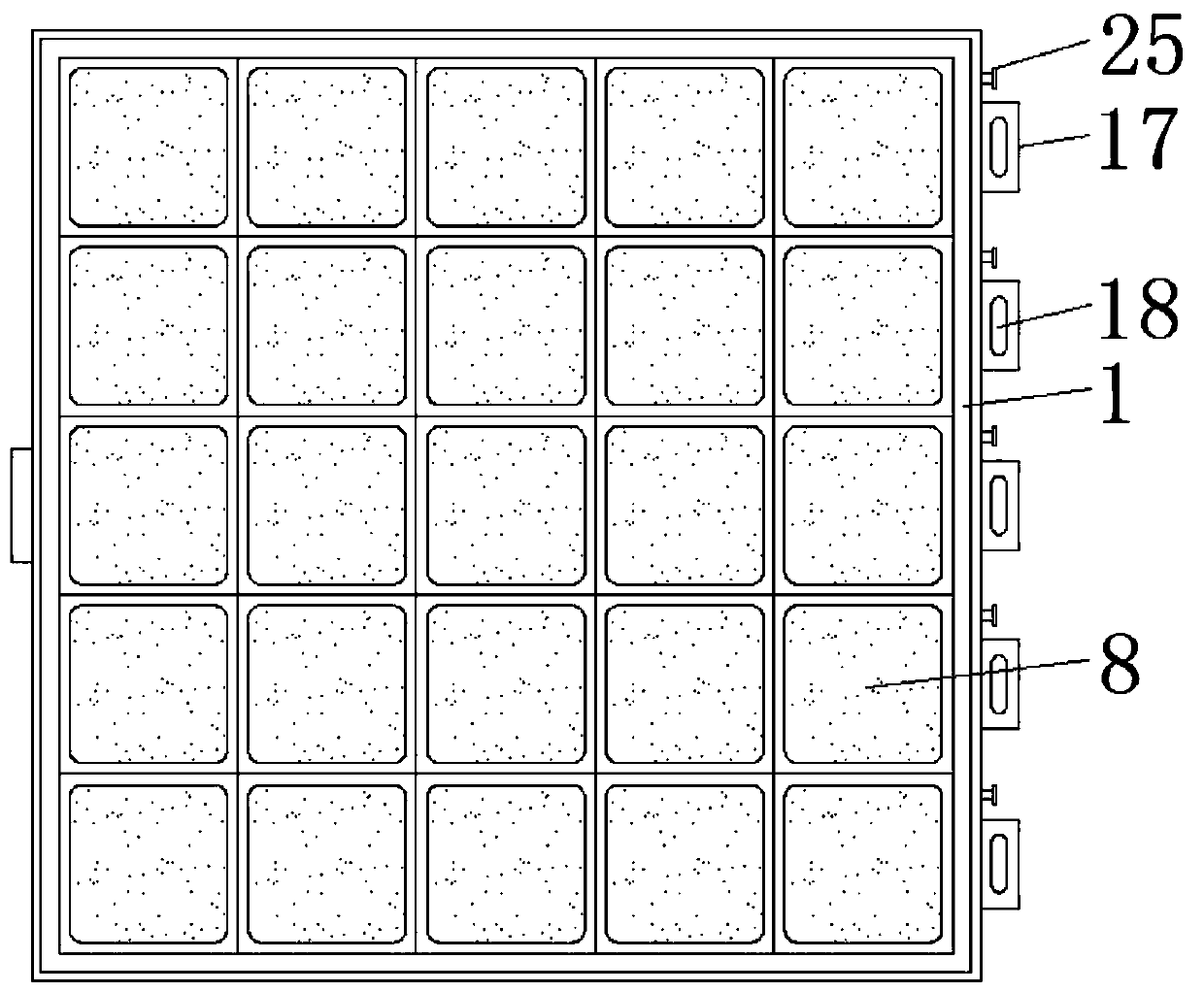 Angle-deflected biological sample culture and observation integrated device