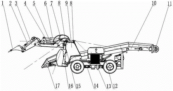 Remote wired remote control explosion-proof crawler loader