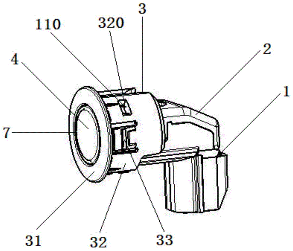 Reversing sensor probe