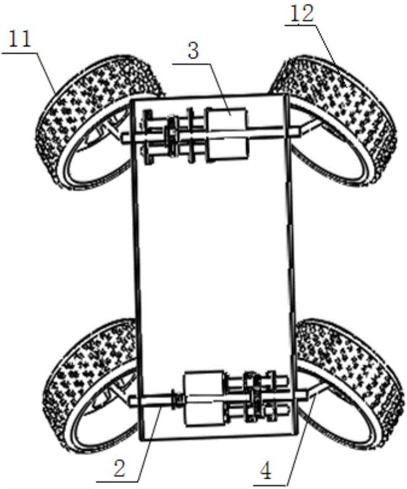 Inner wall corner climbing robot