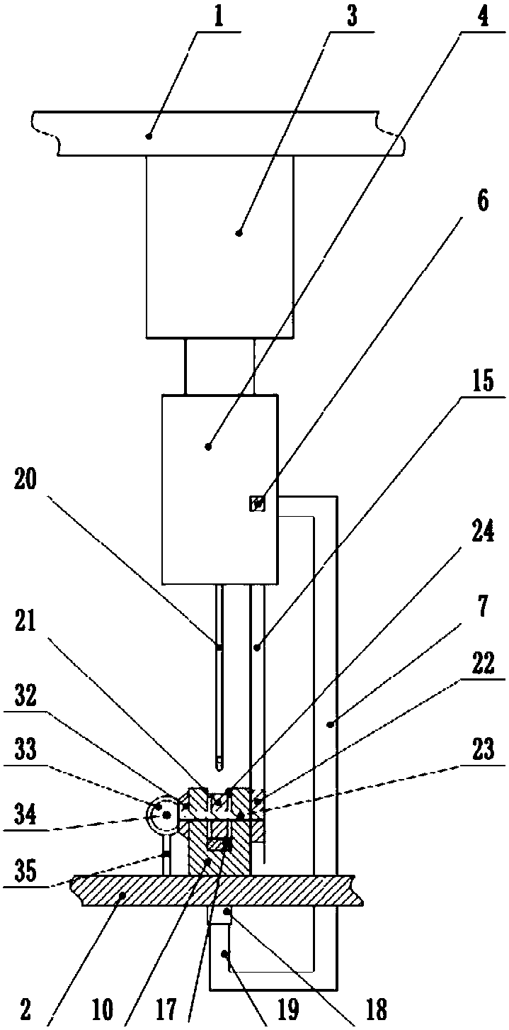 Battery spot welding device