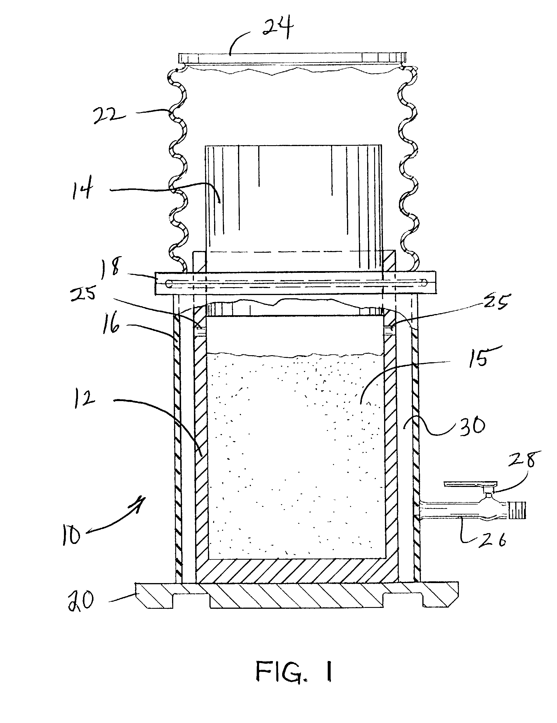 Apparatus and method for fabricating high purity, high density metal matrix composite materials and the product thereof