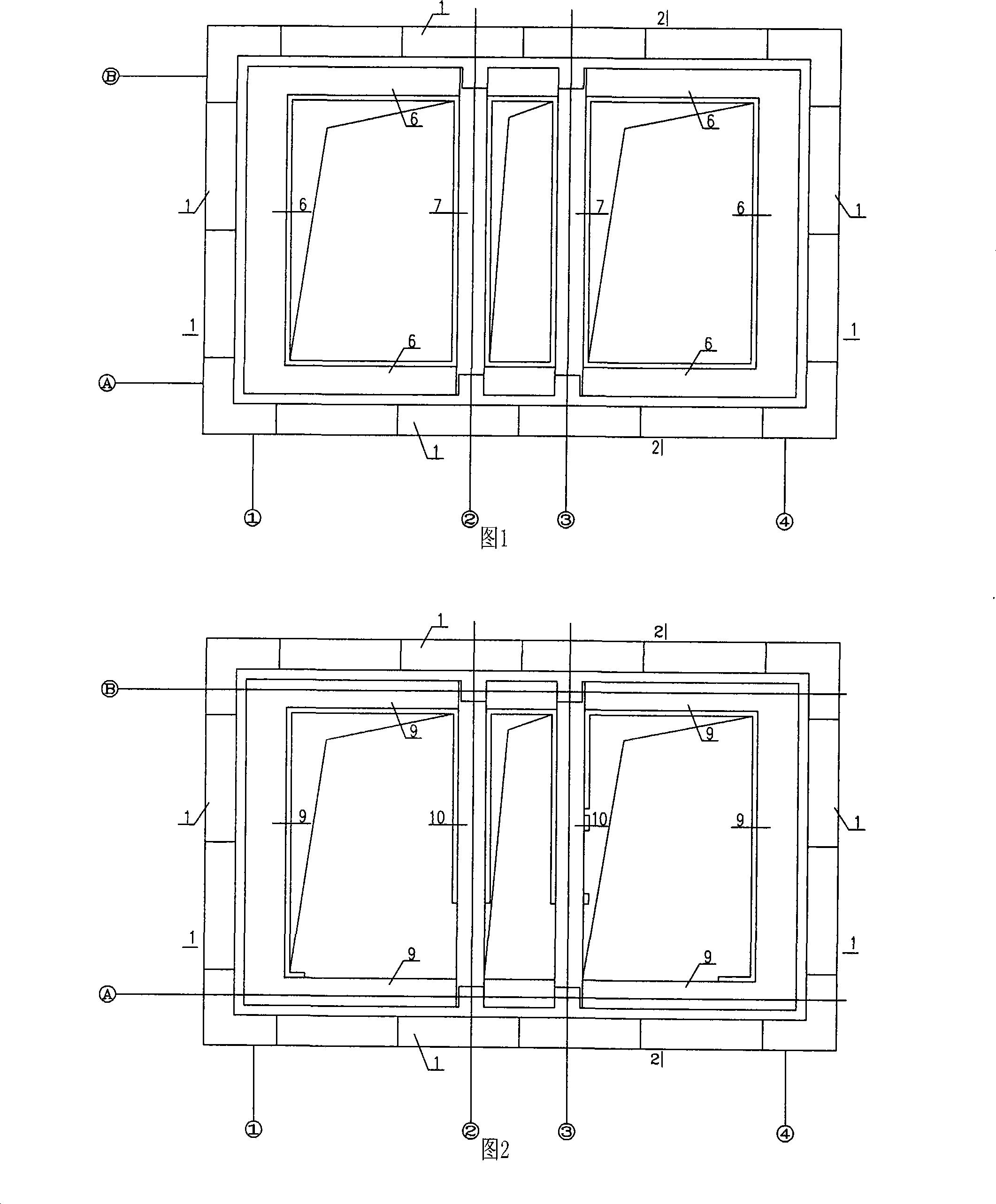 Setting arrangement for high artesian area ultra-deep foundation pit