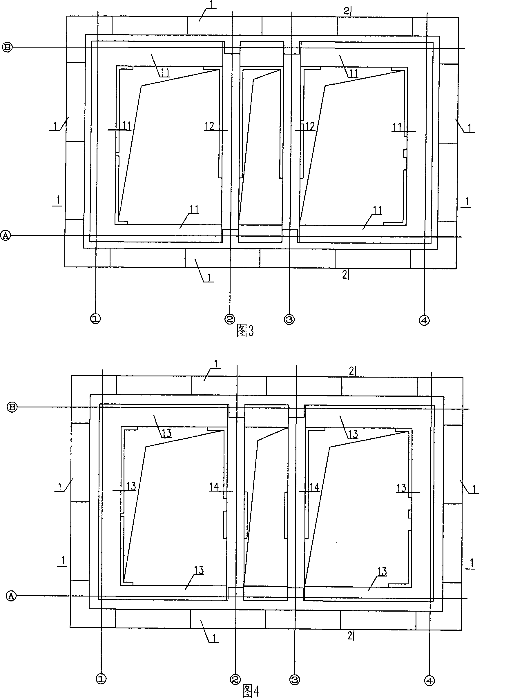 Setting arrangement for high artesian area ultra-deep foundation pit