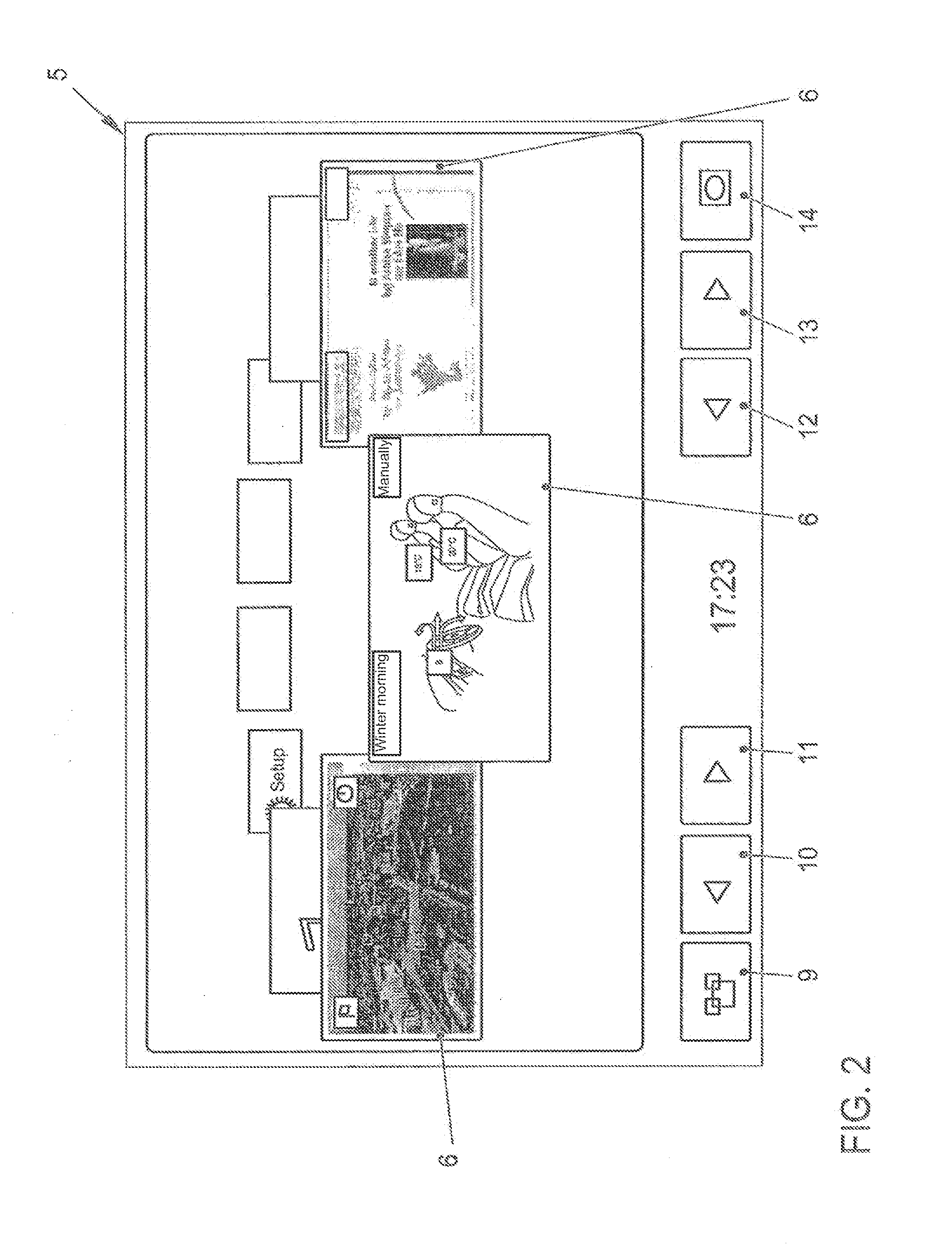 Method for displaying information in a vehicle and display device for a vehicle