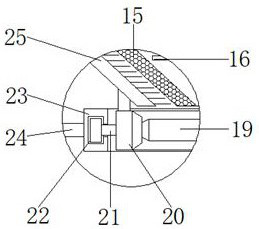 Anti-blocking dust removal device for closed grinding machine