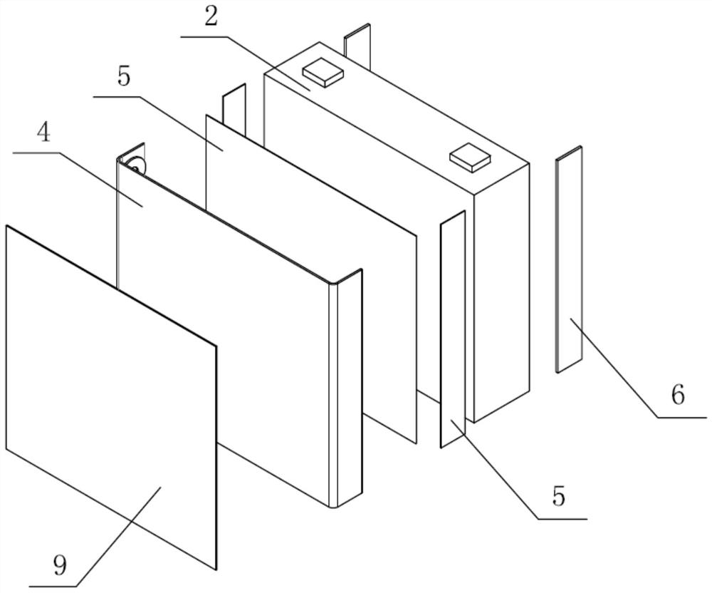 A liquid-cooled thermal management system for a power battery and an inflatable aluminum vapor chamber