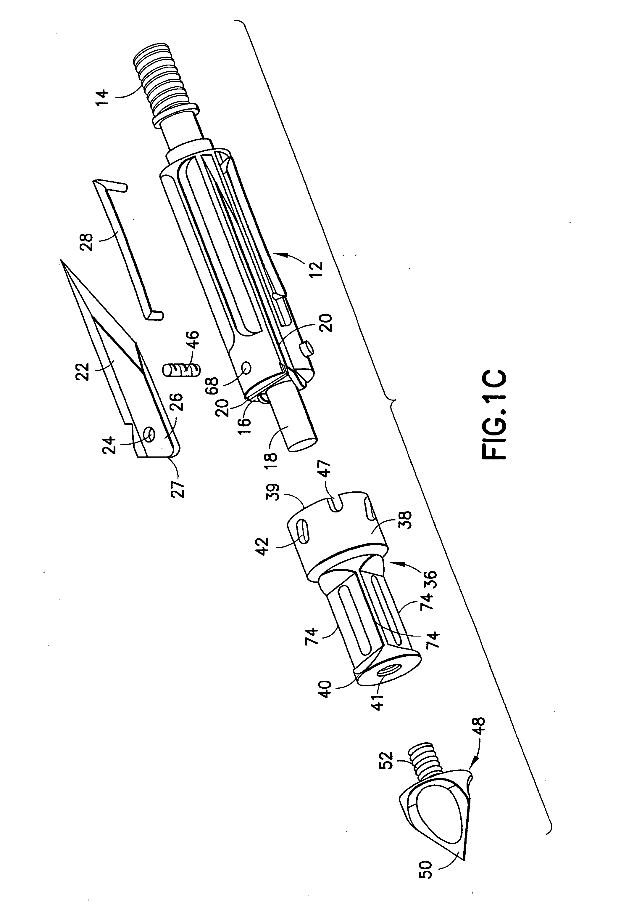 Mechanical broadhead with expandable blades