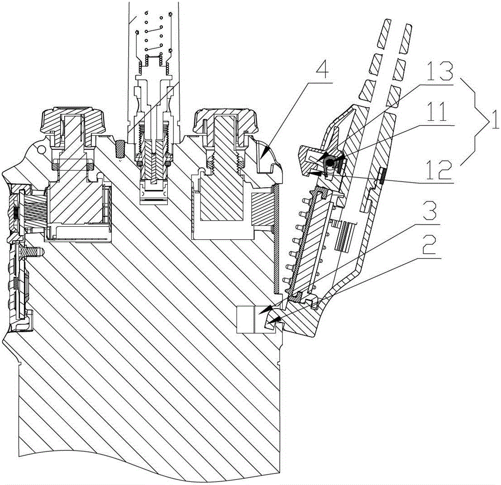 A walkie-talkie and its connector