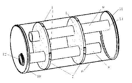 Silencer clapboard and silencer