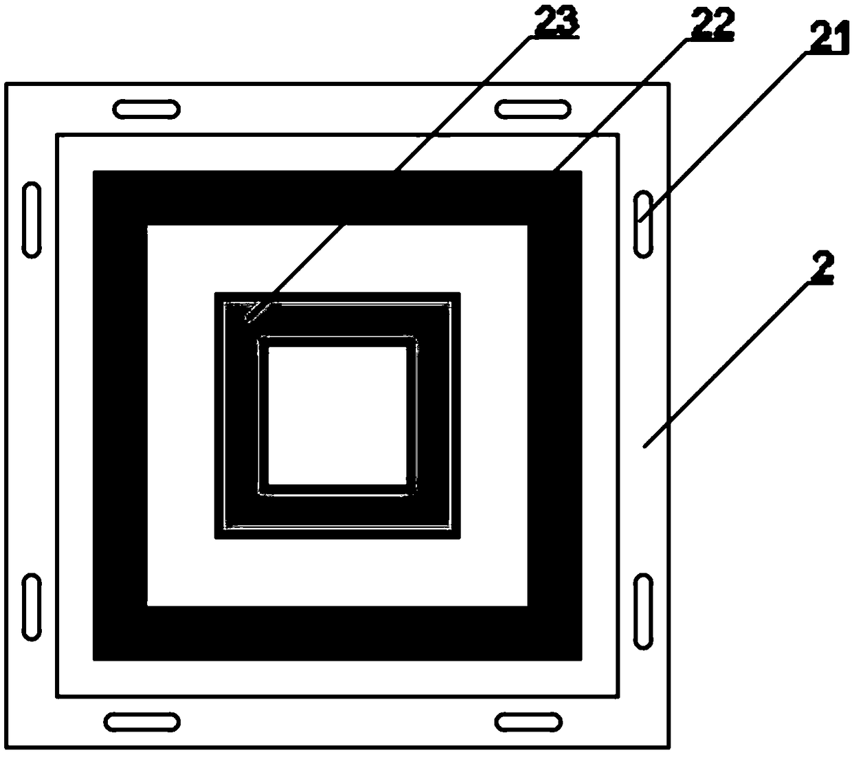 Shield tunnel segment joint sealing gasket leakage test device