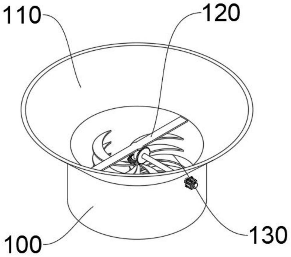 Fully enclosed potato starch cleaning device based on sewage recycling