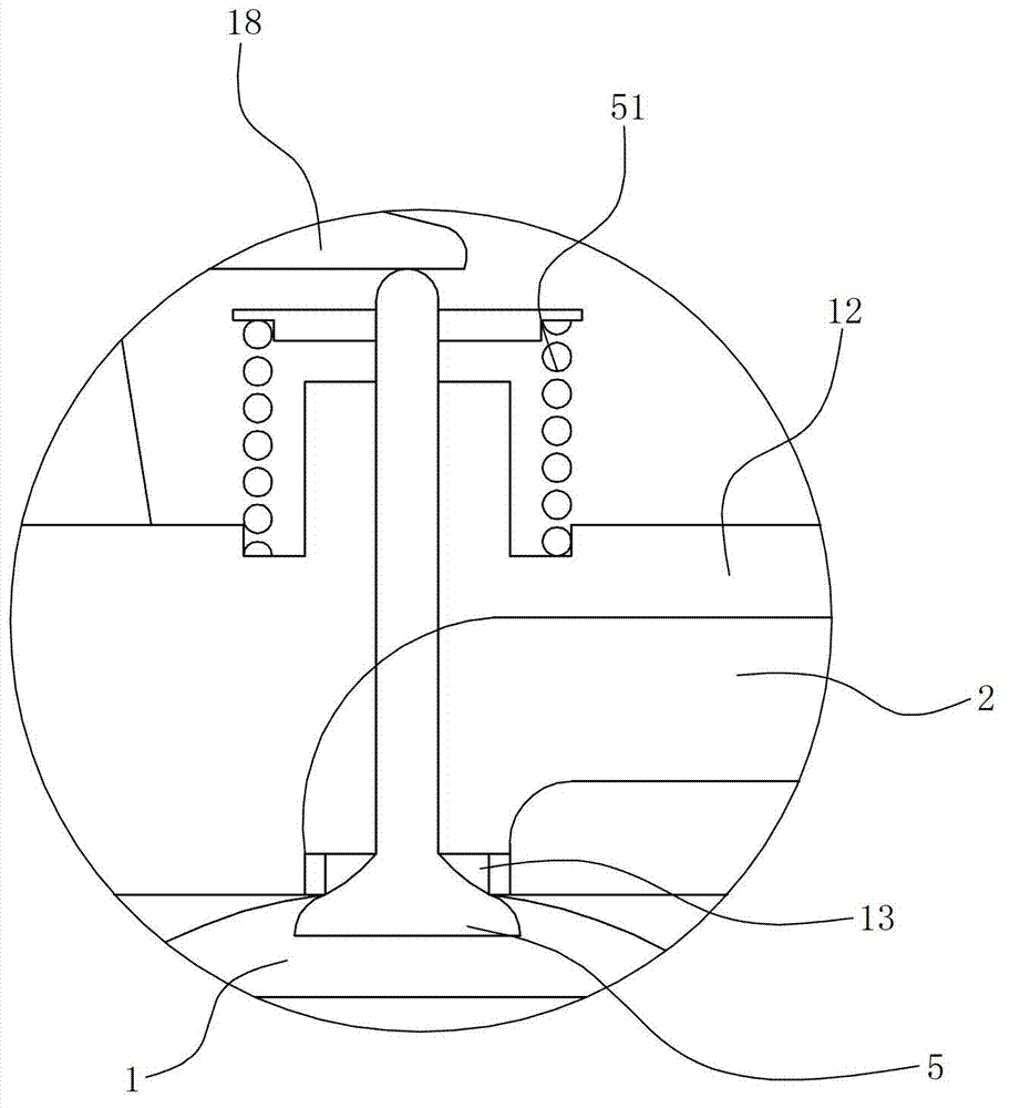 Two-stroke diesel engine