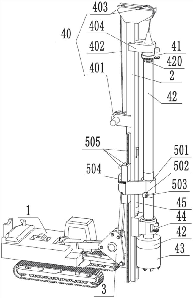 A rotary drilling rig