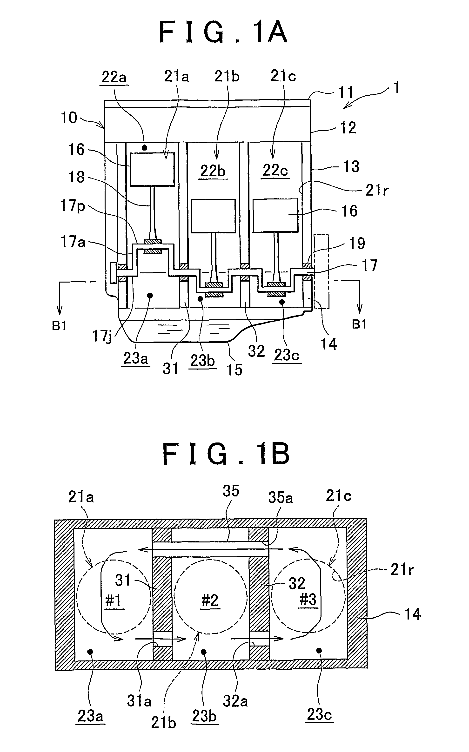 Crank chamber communication structure of multi-cylinder internal combustion engine