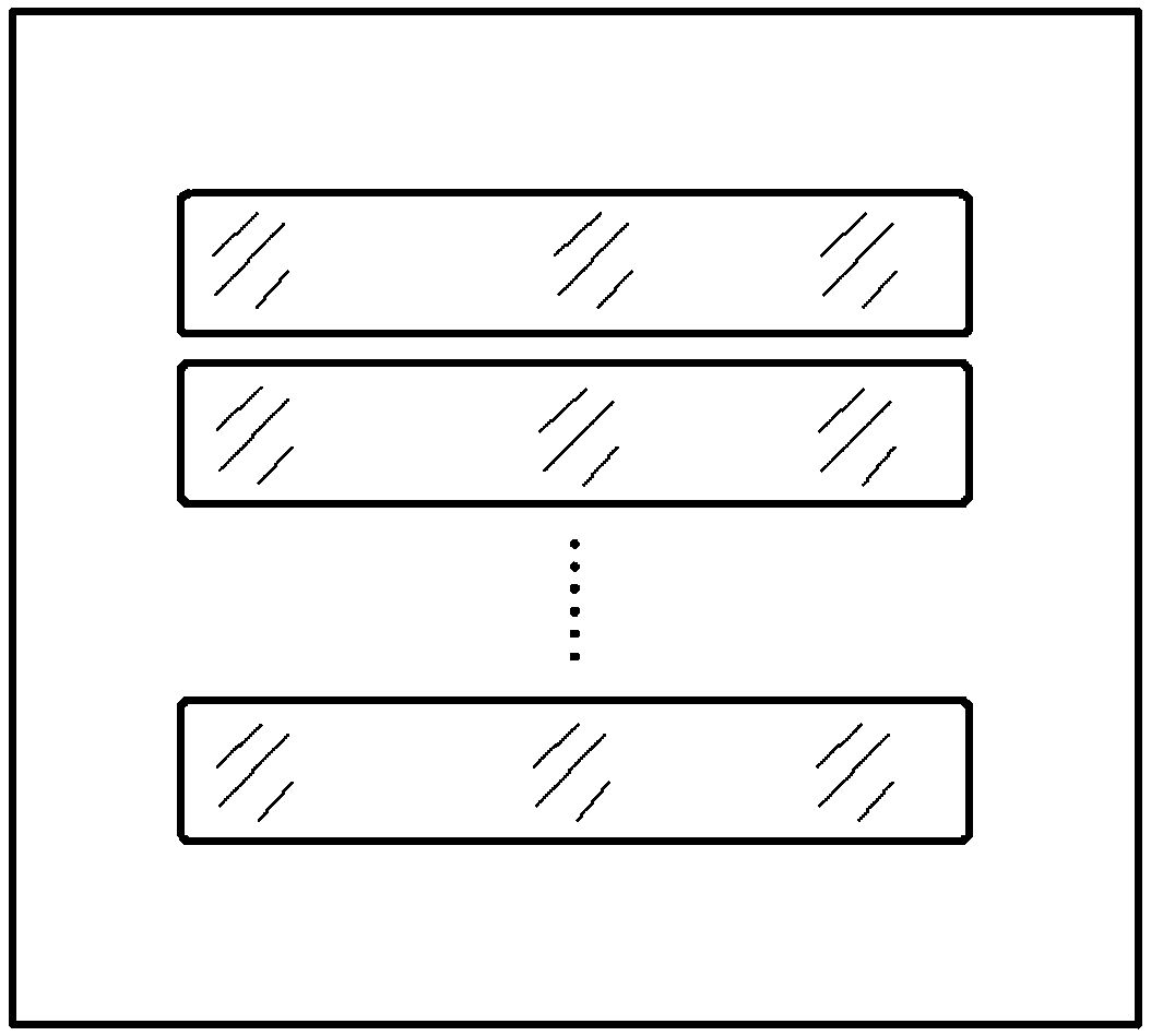 Narrow-slit spliced assembly of multi-waveband filters applied at low temperature