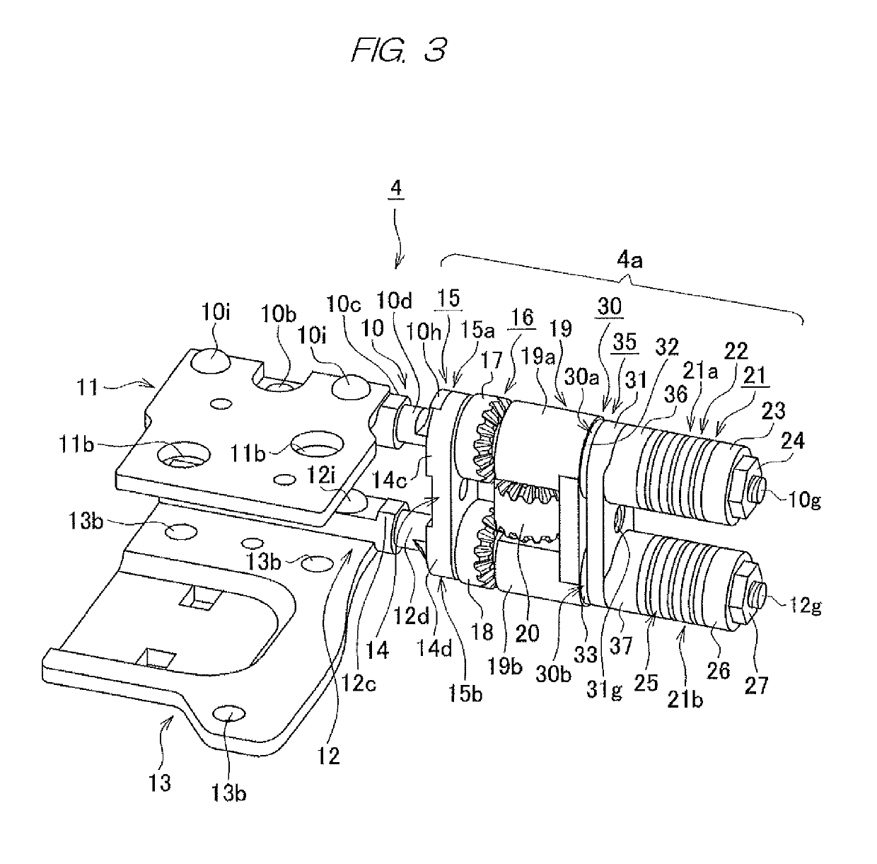 Biaxial hinge and terminal device using the same