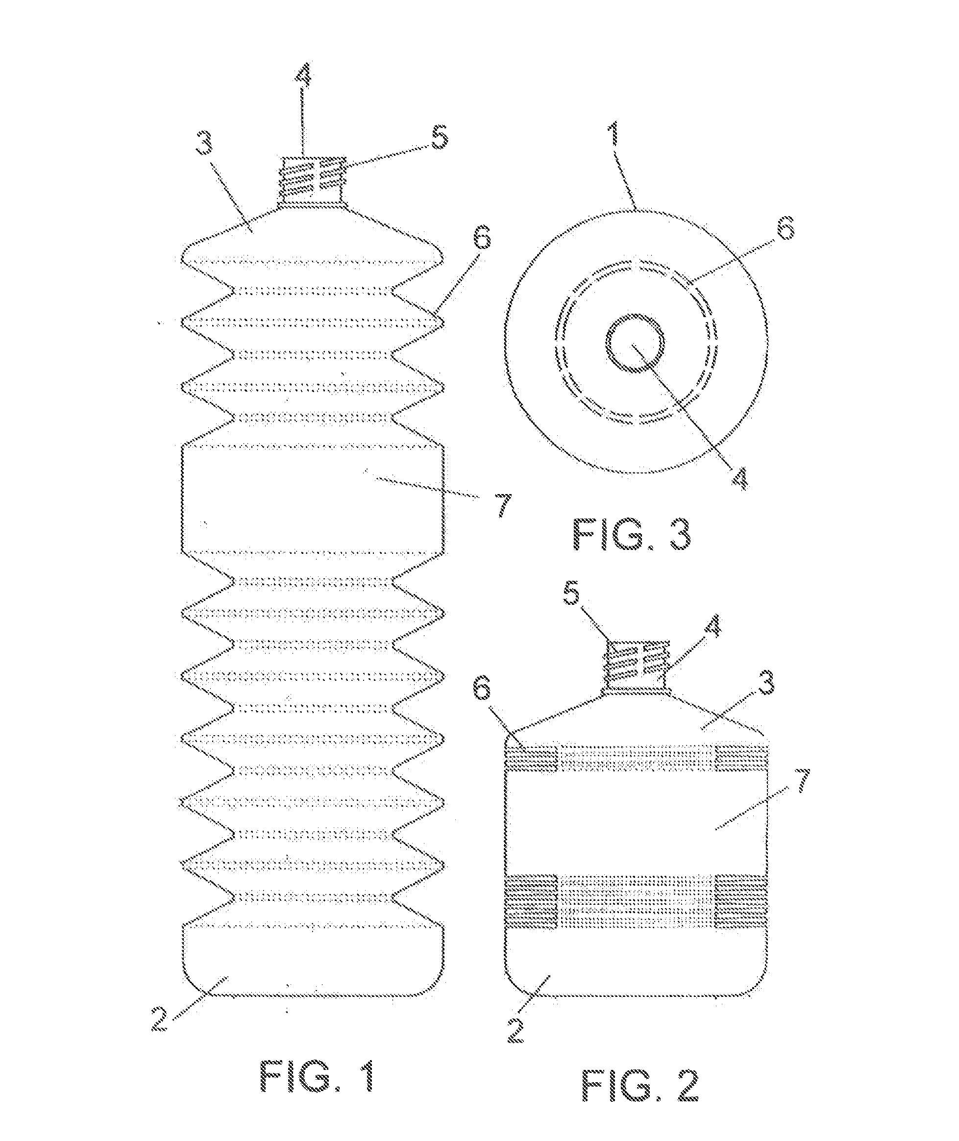 Variable-volume bellows bottle