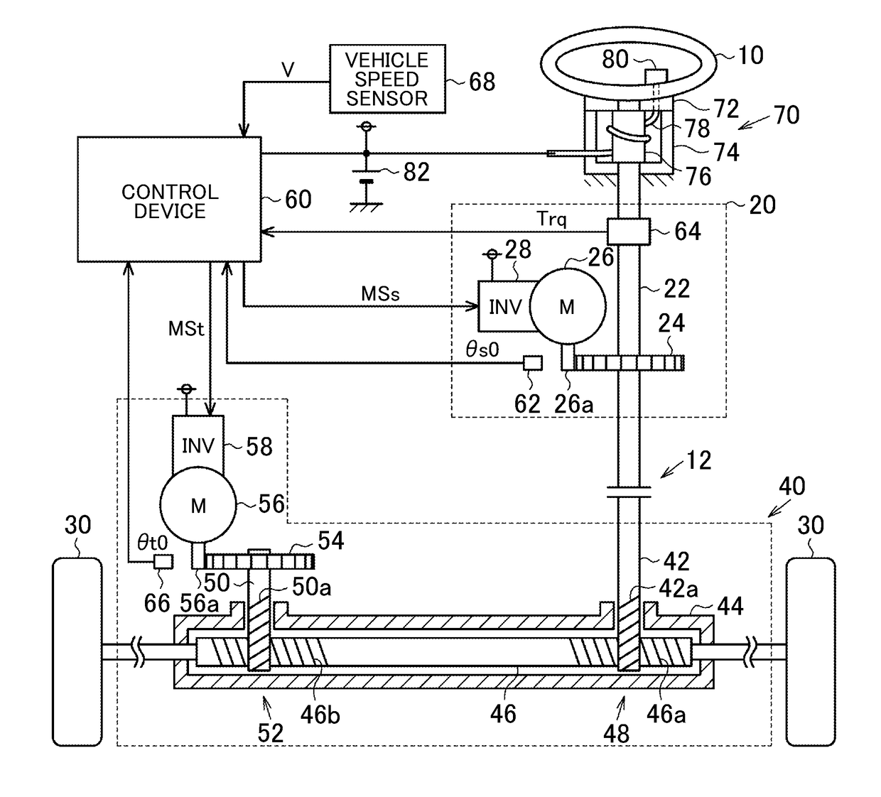 Steering control device