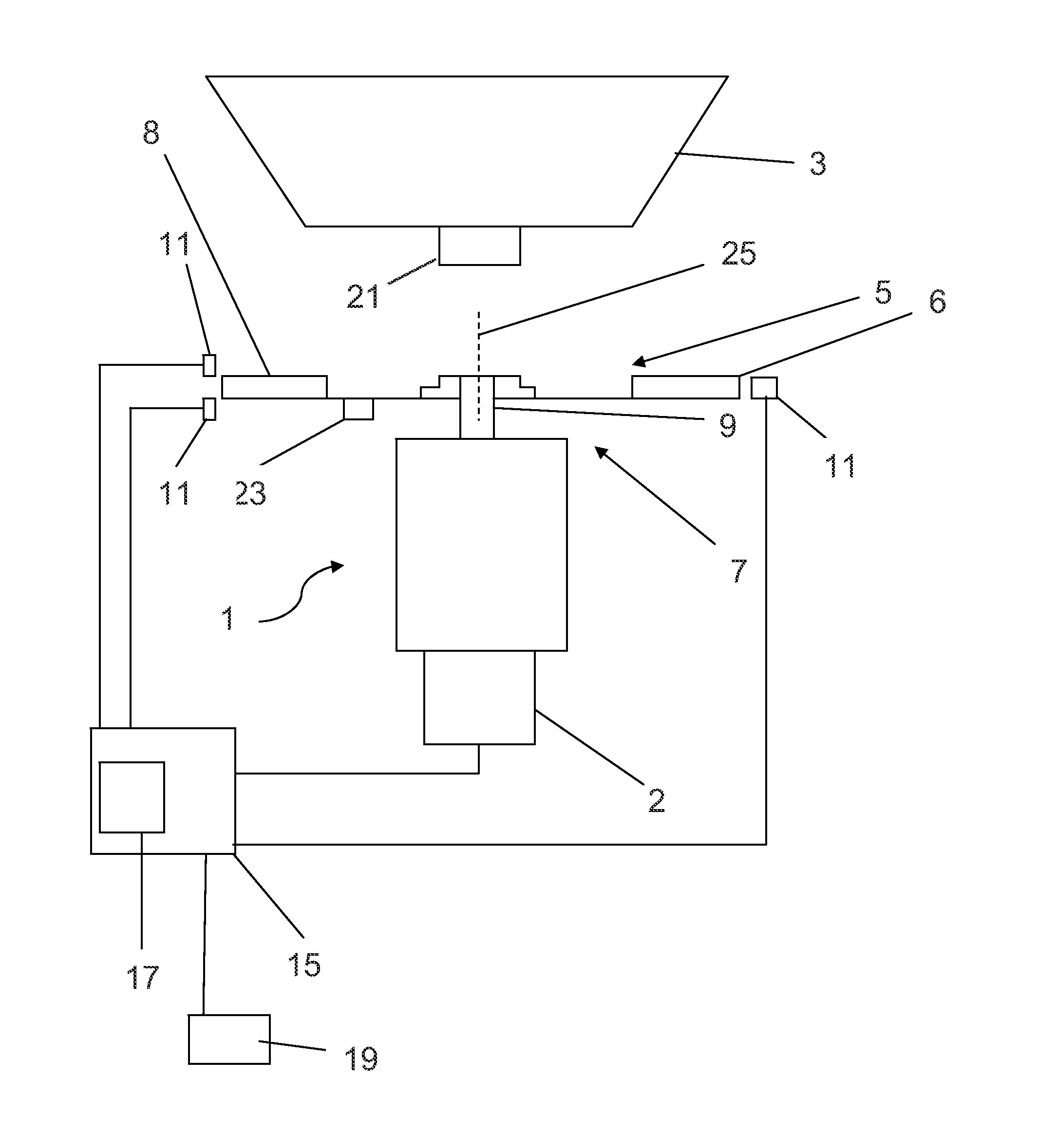 Method for controlling a device for changing the spreading ring sector of a disc spreader and disc spreader designed to carry out such a method