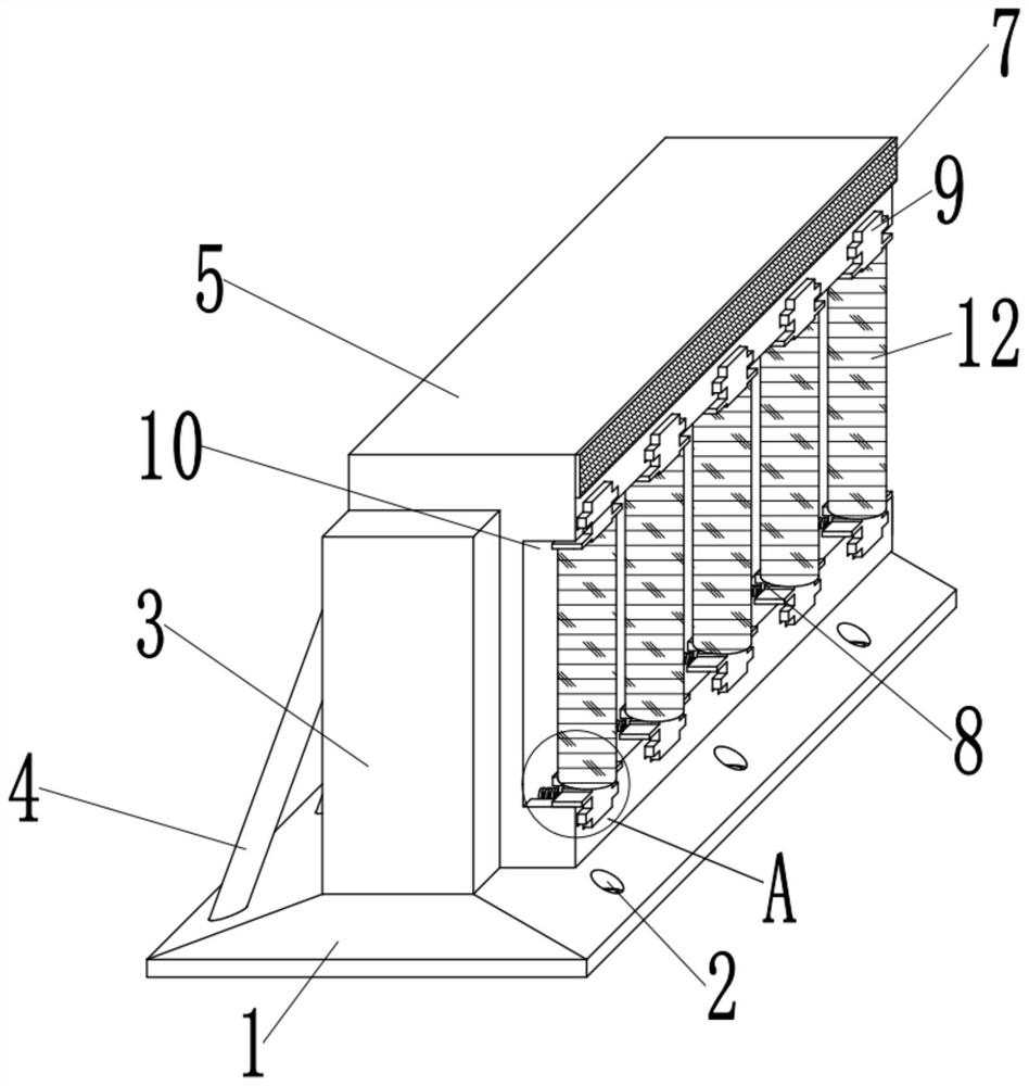 Highway bridge anti-collision device