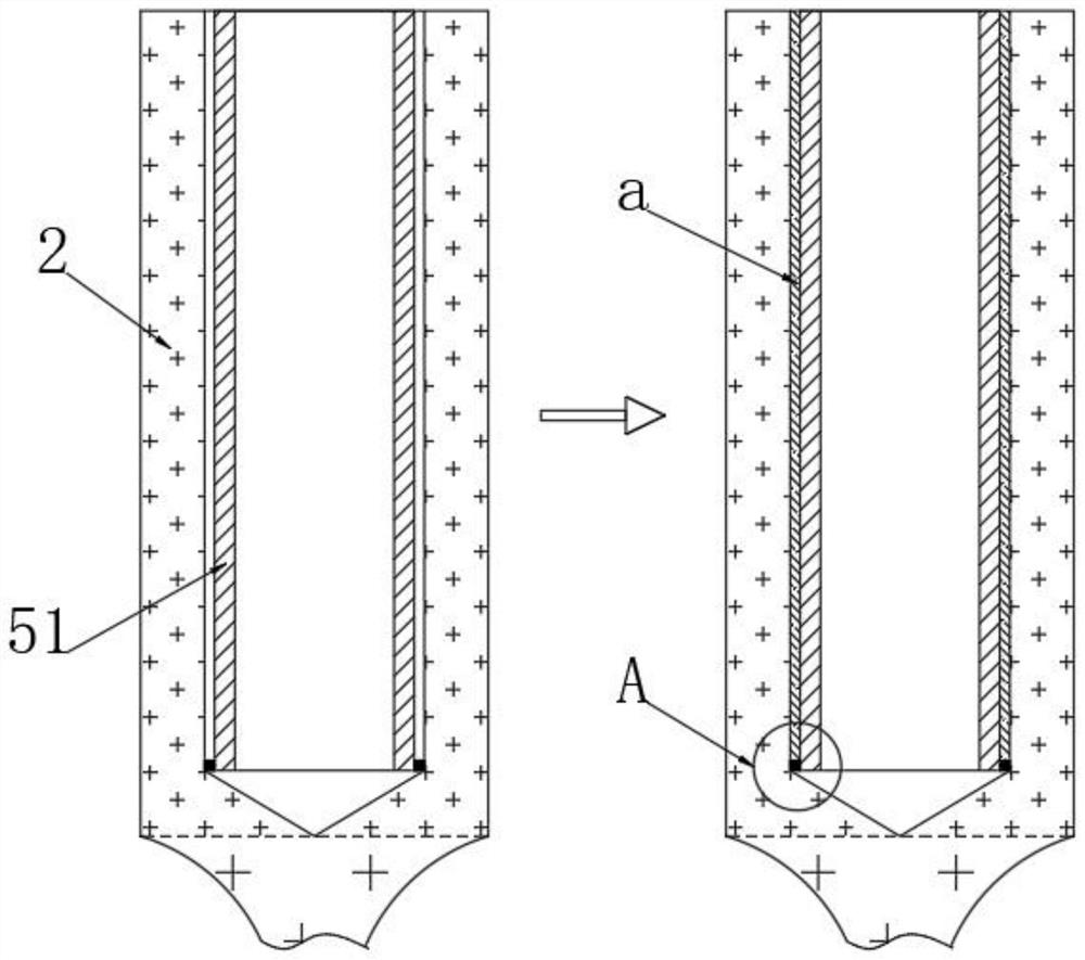 Preparation process of novel copper-aluminum transition wire clamp with embedded liner tube