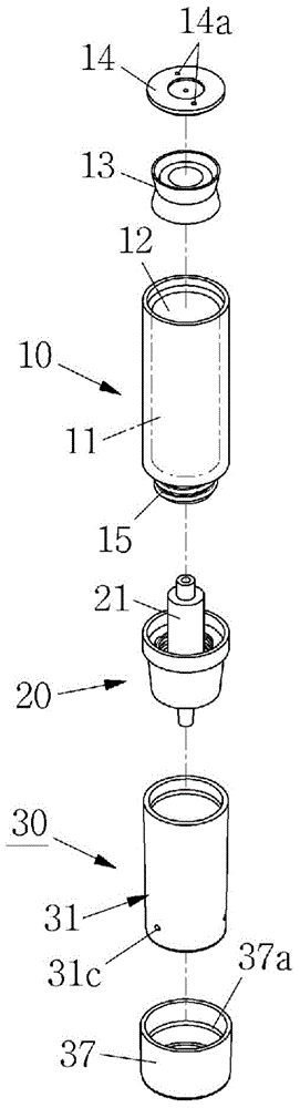 Self-injection mechanism for use on skin