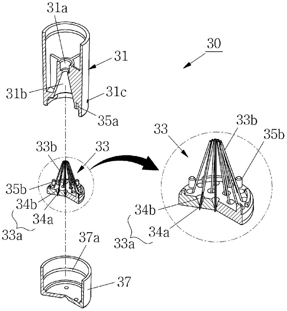 Self-injection mechanism for use on skin