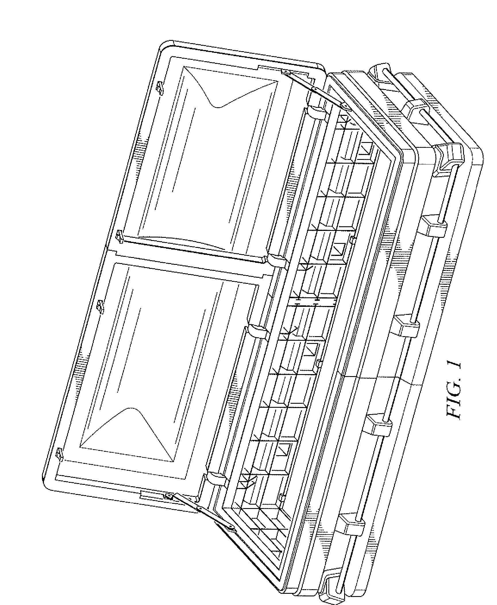 Casket having an integral image