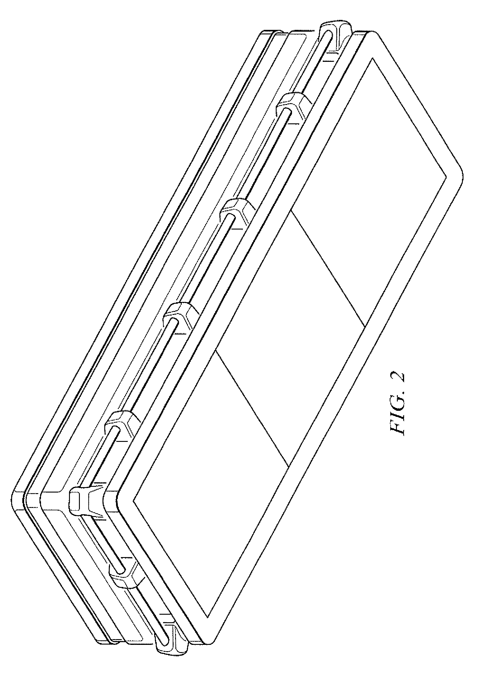 Casket having an integral image