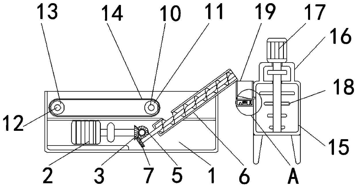 Mixing device with weighing functionfor straw edible fungus processing