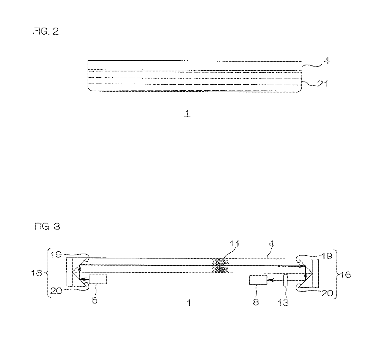 Cushioning material having sensor, and bed