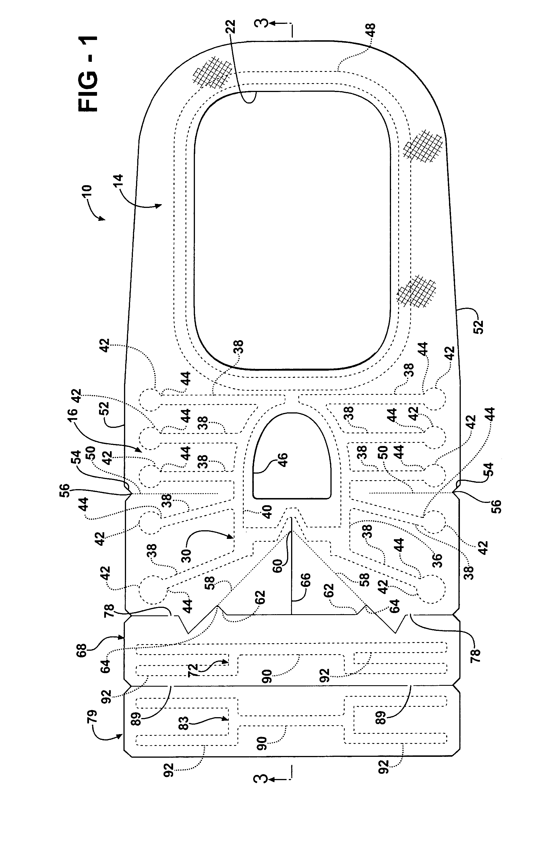 Window dressing having integral anchor