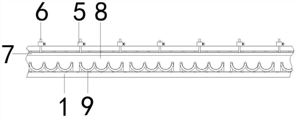 Biopharmaceutical bottled medicine conveying guide rail