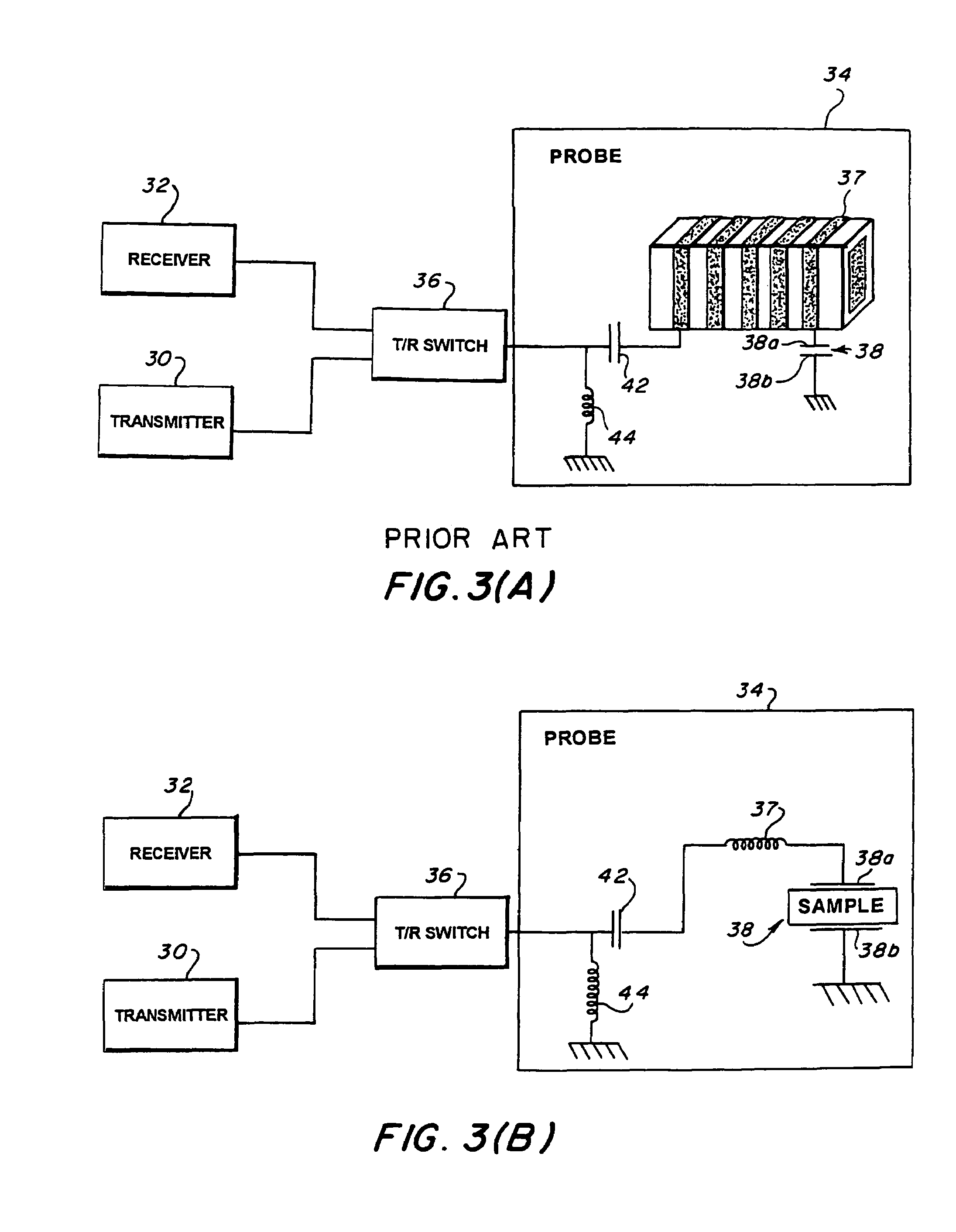 Method and apparatus for detecting a target material in a sample by pre-screening the sample for piezoelectric resonance