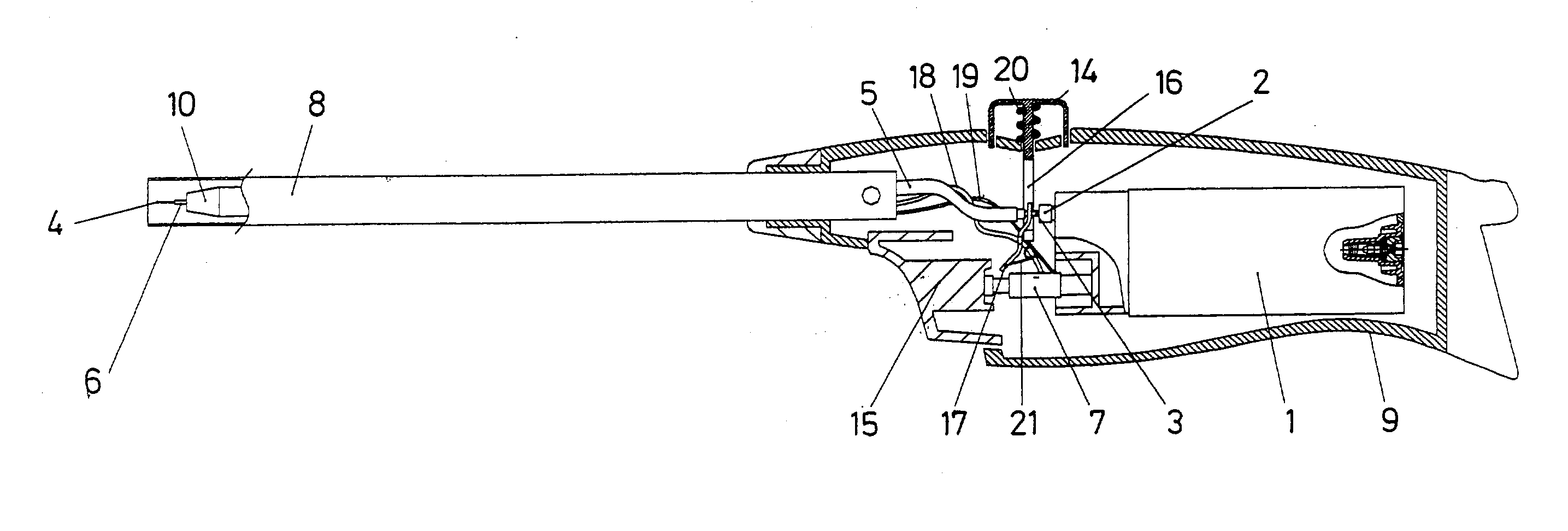 Household lighter with piezoelectric ignition mechanism