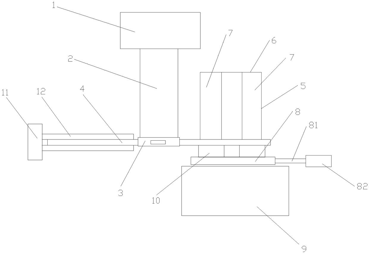 Slicing machine for columnar food